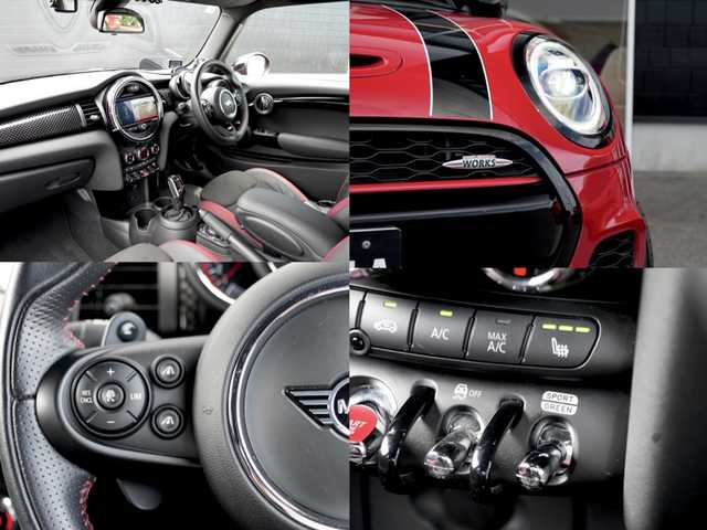 ＭＩＮＩ ミニ ジョンクーパーワークス 静岡県 2019(令1)年 5.9万km チリ・レッド LCiモデル/インテリジェントセーフティ /軽減ブレーキ アクティブクルーズコントロール/ハーフレザーシート シートヒーター /タッチパネルモニター/純正HDDナビ Bluetooth/バックカメラ/コンフォートアクセス/ブラックエクステリアトリム/１８インチアロイホイール/ヘッドアップディスプレイ/ミラー一体型DSRCETC/GPSレーダー/ガラスフィルム施工