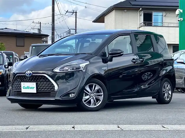 トヨタ シエンタ ハイブリッド G 愛知県 2018(平30)年 3.9万km ブラックマイカ 福祉車両/エンジンスタートボタン/パワーウィンドウ/パワーステアリング/取扱説明書/アイドリングストップ/スマートキー/オートエアコン/スペアキー/クルーズコントロール/純正ETC2.0/USB入力端子/純正ナビ(CD/BT/フルセグ)/三列シート/ドライブレコーダー前後/ウォークスルー/純正フロアマット/純正アルミホイール/両側パワースライドドア/ABS/横滑り防止装置/コーナーセンサー前後/レーンキープアシスト/オートライト/オートマチックハイビーム/LEDヘッドライト/W＋サイドエアバック/衝突軽減システム/カーテンエアバック/タンブルシート/元.布シート　合皮シートカバー