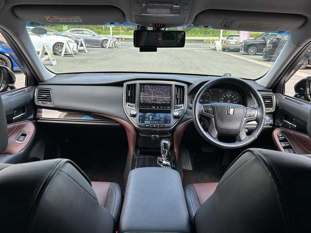 トヨタ クラウン ハイブリッド アスリートS ブラックスタイル 愛知県 2015(平27)年 5.2万km プレシャスブラックパール 純正HDDナビ/フルセグテレビ/バックカメラ/Bluetooth/ウィンカーミラー/クルーズコントロール/ドアバイザー/プッシュスタート/ビルトインETC/レザーステアリング