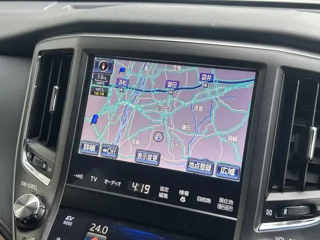 トヨタ クラウン ハイブリッド アスリートS ブラックスタイル 静岡県 2015(平27)年 5.2万km プレシャスブラックパール 純正HDDナビ/フルセグテレビ/バックカメラ/Bluetooth/ウィンカーミラー/クルーズコントロール/ドアバイザー/プッシュスタート/ビルトインETC/レザーステアリング/デジタルミラー（社外）/コーナーセンサー/純正フロアマット/カーテンエアバッグ/パワーシート