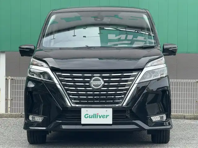 日産 セレナ ハイウェイスター V 千葉県 2021(令3)年 2.5万km ダイヤモンドブラック セーフティパックＡ/ＳＲＳエアバッグ/インテリジェントアラウンドビューモニター/インテリジェントルームミラー/ふらつき警報/ヒーター付ドアミラー/プロパイロット/エマージェンシーブレーキ/フリップダウンモニター/純正ナビ/（CD/DVD/フルセグTV/BT）/バックカメラ/ビルトインETC/ナビ連動ドライブレコーダー/ハンズフリーパワースライドドア/ブラインドスポットモニター/ステアリングスイッチ/電動パーキングブレーキ/ブレーキホールド/LEDヘッドランプ/フォグランプ/オートライト/スマートキー/プッシュスタート/電動格納ミラー/純正16インチAW