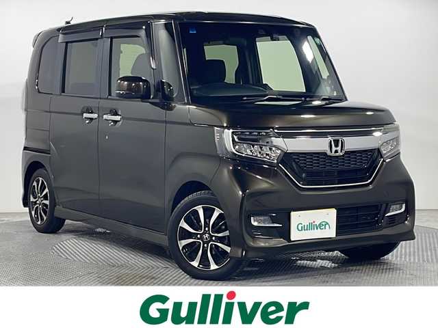 ホンダ Ｎ ＢＯＸ カスタム G L ホンダセンシング 広島県 2019(平31)年 4.4万km プレミアムグラマラスブロンズP 純正8型ナビ（DVD/フルセグTV/Bluetooth）/両側パワースライドドア/バックカメラ/ホンダセンシング/・衝突軽減ブレーキ/・レーンキープアシスト/・アダプティブクルーズコントロール/・誤発進抑制機能/リヤパーキングセンサー/LEDヘッドランプ/純正14インチAW/ビルトインETC/ドライブレコーダー/USB入力端子