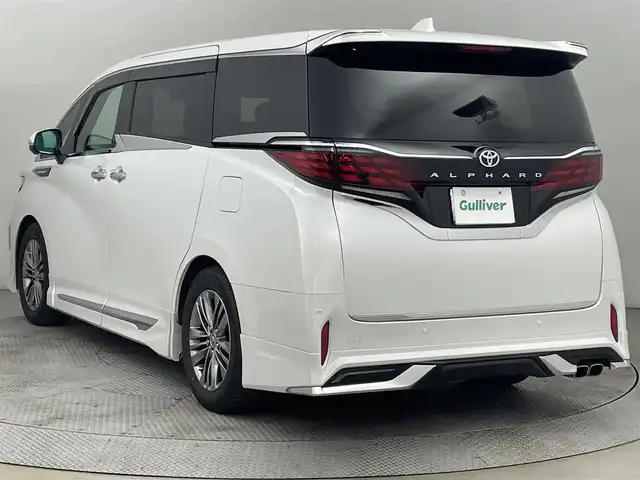 トヨタ アルファード Z 道央・札幌 2024(令6)年 1.4万km プラチナホワイトパールマイカ ・ワンオーナー/・４WD/・寒冷地仕様/・モデリスタエアロ（F.S.R）/・モデリスタドレスアップマフラー/・モデリスタフェンダーガーニッシュ/・モデリスタミラーガーニッシュ/・モデリスタLEDスマートフットライト/・左右独立ムーンルーフ/・ユニバーサルステップ/・14インチディスプレイオーディオ/　ナビ/TVキット/・パノラミックビューモニター/・13.2型有機EL後席モニター/・デジタルインナーミラー/・ビルトインETC2.0/・ドライブレコーダー/・トヨタセーフティセンス/・プリクラッシュセーフティ/・レーントレーシングアシスト/・レーンディパーチャーアラート/・レーダークルーズコントロール/・アダプティブハイビームシステム/・オートマチックハイビーム/・ロードサインアシスト/・ドライバー異常時対応システム/・プロアクティブドライビングアシスト/・レーンチェンジアシスト/・ブラインドスポットモニター/・安心降車アシスト/・レザーシート/・シートヒーター/・シートベンチレーション/・パワーシート/・スマートキー/・純正フロアマット/・ドアバイザー