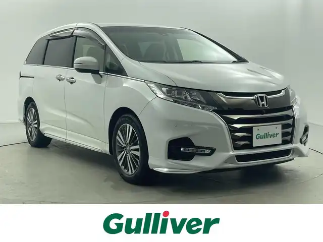 ホンダ オデッセイ G エアロ ホンダセンシング 福井県 2018(平30)年 6.1万km プラチナホワイトパール 純正ナビ　/サイドリフトアップシート　/両側パワースライドドア　　/全方位カメラ　/前後ドライブレコーダー　/アダプティブクルーズコントロール　/ビルトインＥＴＣ　/ドアバイザー　/スマートキー　/ロールサンシェード/衝突被害軽減システム/オートライト