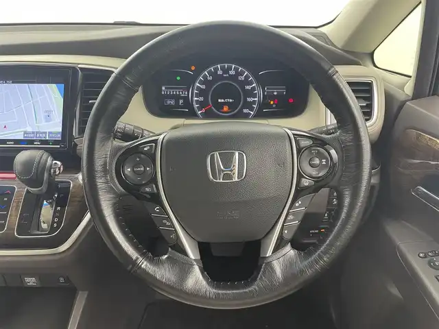 ホンダ オデッセイ G エアロ ホンダセンシング 福井県 2018(平30)年 6.1万km プラチナホワイトパール 純正ナビ　/サイドリフトアップシート　/両側パワースライドドア　　/全方位カメラ　/前後ドライブレコーダー　/アダプティブクルーズコントロール　/ビルトインＥＴＣ　/ドアバイザー　/スマートキー　/ロールサンシェード/衝突被害軽減システム/オートライト