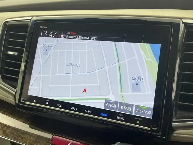 ホンダ オデッセイ G エアロ ホンダセンシング 福井県 2018(平30)年 6.1万km プラチナホワイトパール 純正ナビ　/サイドリフトアップシート　/両側パワースライドドア　　/全方位カメラ　/前後ドライブレコーダー　/アダプティブクルーズコントロール　/ビルトインＥＴＣ　/ドアバイザー　/スマートキー　/ロールサンシェード/衝突被害軽減システム/オートライト