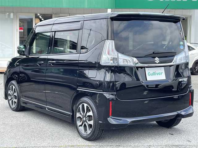 スズキ ソリオ バンディット HV SV 千葉県 2018(平30)年 3.1万km スーパーブラックパール デュアルカメラブレーキサポート/車線逸脱警報/先行車発進お知らせ機能/純正８インチSDナビ【CN-RZ83】/・CD/DVD/MSV/Bluetooth/フルセグTV/全周囲カメラ/スマートキー/クルーズコントロール/純正LEDヘッドライト/フォグランプ/ETC/純正15インチアルミホイール/ドアバイザー/サイドエアバッグ