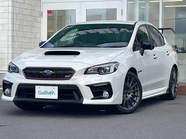 スバル ＷＲＸ Ｓ４ STIスポーツアイサイト 道央・札幌 2018(平30)年 6.9万km クリスタルホワイトP ・4WD/・寒冷地仕様/・アイサイト/・純正ナビ/CD&DVD&SD&BT&USB&フルセグTV/・ハンズフリー/・純正ドライブレコーダー(前のみ)/・車外カメラ(前&左&後)/・横滑り防止装置/・レーンキープアシスト/・前席シートヒーター/・前席パワーシート/・前席バニティミラー(両側ライト付)/・ハーフレザー/・ETC/・パドルシフト/・フォグランプ/・コーナーセンサー(後ろのみ)/・エアロ(サイド、リアスポイラー)/・リアウィング/・純正フロアマット/・オートライト/・ウィンカーミラー