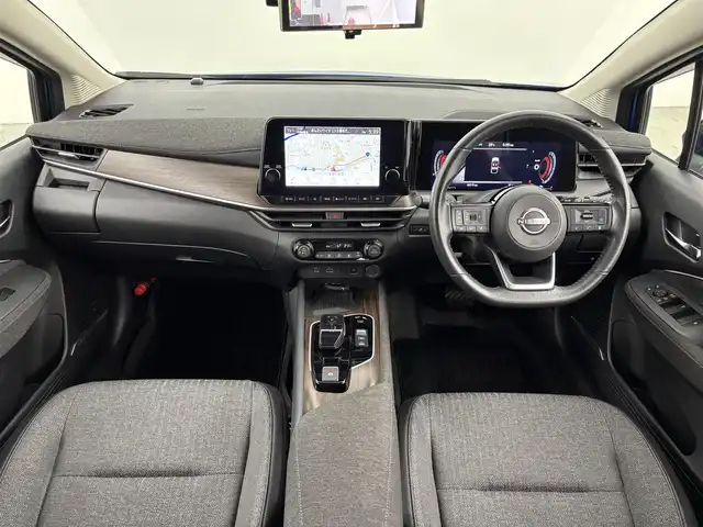 日産 オーラ G 福岡県 2024(令6)年 0.6万km ビビットブルー / スーパーブラック 2トーン ワンオーナー　/純正ナビ／フルセグTV/全方位カメラ　/ＢＯＳＥプレミアムサウンド　/ワイヤレス充電　/ビルトインＥＴＣ２．０　/デジタルインナーミラー　/前後ドライブレコーダー　/プロパイロット　/コーナーセンサー　/エマージェンシーブレーキ　/レーンキープ　/ＬＥＤヘッドライト
