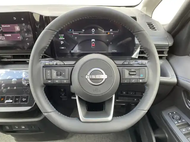 日産 セレナ e－パワー オーテック 福岡県 2025(令7)年 0.1万km ダイヤモンドブラック 純正12.3型SDナビ(フルセグTV/HDMI/BT)アラウンドビューモニタープロパイロットエマージェンシーブレーキBSM両側パワスラ前後ドラレコETC2.0デジタルインナーミラーUSBポート、タイプC置くだけ充電シートヒーターレーダーシート純正16インチアルミホイールプッシュスタートスマートキー