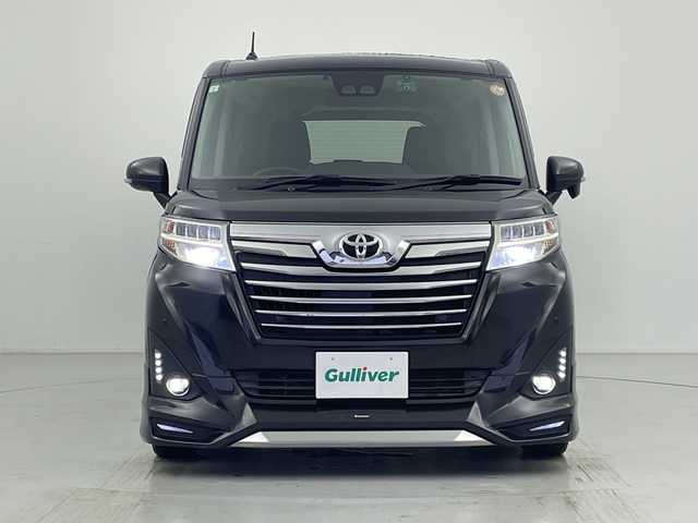 トヨタ ルーミー カスタムG 愛知県 2019(平31)年 7.2万km ブラックマイカメタリック 純正ナビ/・Ｂｌｕｅｔｏｏｔｈ/・フルセグ/・CD/DVD/・SD音楽録音/モデリスタエアロ/両側パワースライドドア/バックカメラ/ＥＴＣ/レーダークルーズコントロール/前方ドライブレコーダー/衝突軽減/コーナーセンサー/先行車発進警告/オートマチックハイビーム/純正アルミホイール/LEDヘッドライト