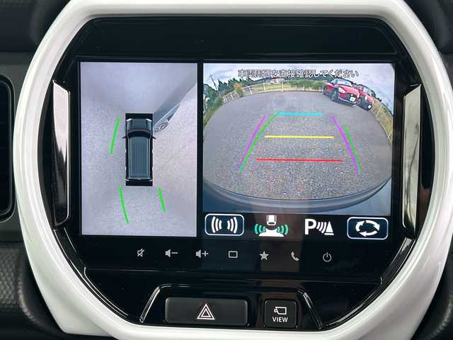 スズキ ハスラー HYBRID X ターボ 千葉県 2020(令2)年 4.7万km ブルーイッシュブラックパール3 1オーナー メーカー9型ナビ 全方位カメラ DVD フルセグ シートヒーター 革調カバー ETC USB リアスポイラー 15インチAW バックセンサー LEDライト オートライト ターボ 外サス
