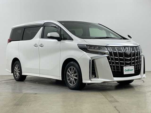 トヨタ アルファード S Cパッケージ 道央・札幌 2021(令3)年 6.1万km ホワイトパールクリスタルシャイン ・4WD/寒冷地仕様/・純正ディスプレイオーディオ　/・ナビ/BT/CD/DVD/・バックカメラ/・レーダークルーズコントロール/・ブラインドスポットモニター/・リヤクロストラフィックアラート/・トヨタセーフティセンス/・プリクラッシュセーフティ/・パワーシート/シートポジションメモリー/・シートヒーター/シートベンチレーション/・前後ドライブレコーダー/・MTモード付AT/・デジタルインナーミラー/・ステアリングスイッチ/ヒーター/・ビルトインETC/・両側パワースライドドア/・パワーバックドア/・三眼LEDヘッドライト/・オートマチックハイビーム/・ドアバイザー/・AC100V/・スマートキー/スペアキー