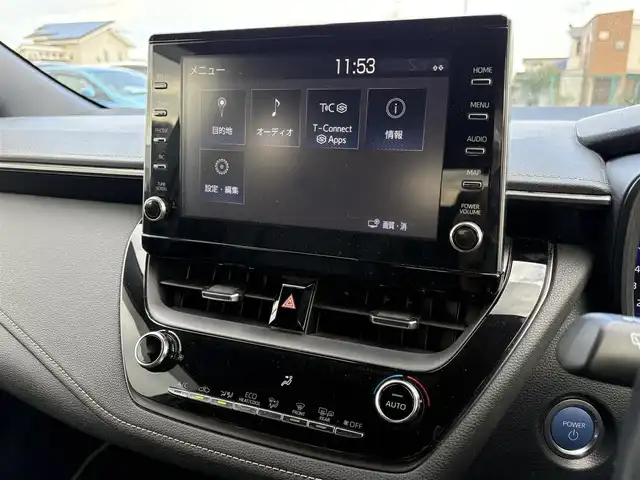 トヨタ カローラツーリング ハイブリッド ダブルバイビー 大分県 2019(令1)年 5.6万km スパークリングブラックパールクリスタルシャイン ・ナビ(Miracast/BT/USB)/・バックカメラ/・プリクラッシュセーフティ/・レーンキープアシスト/・コーナーセンサー/・ドライブレコーダー/・ETC/・ステアリングリモコン/・ブレーキホールド/・オートハイビーム/・ハーフレザーシート/・純正アルミホイール/・スマートキー/・プッシュスタートボタン