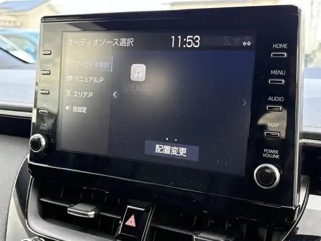 トヨタ カローラツーリング ハイブリッド ダブルバイビー 大分県 2019(令1)年 5.6万km スパークリングブラックパールクリスタルシャイン ・ナビ(Miracast/BT/USB)/・バックカメラ/・プリクラッシュセーフティ/・レーンキープアシスト/・コーナーセンサー/・ドライブレコーダー/・ETC/・ステアリングリモコン/・ブレーキホールド/・オートハイビーム/・ハーフレザーシート/・純正アルミホイール/・スマートキー/・プッシュスタートボタン