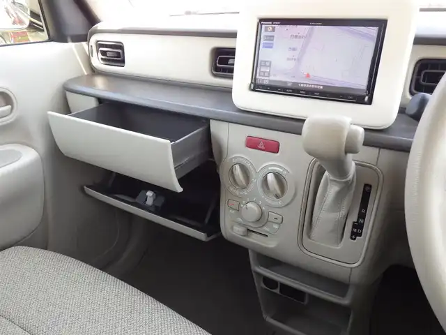 スズキ ラパン G 千葉県 2017(平29)年 4.7万km フェニックスレッドパール スズキセーフティサポート/社外SDナビ/地デジTV/【DVD/CD再生機能　Bluetooth接続】/バックカメラ/ETC/携帯リモコン