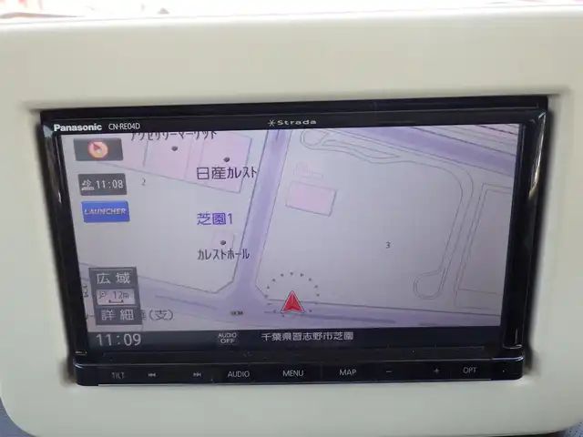 スズキ ラパン G 千葉県 2017(平29)年 4.7万km フェニックスレッドパール スズキセーフティサポート/社外SDナビ/地デジTV/【DVD/CD再生機能　Bluetooth接続】/バックカメラ/ETC/携帯リモコン