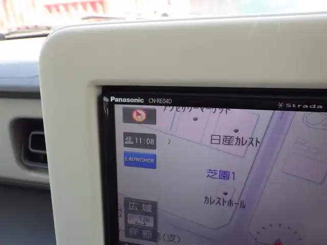 スズキ ラパン G 千葉県 2017(平29)年 4.7万km フェニックスレッドパール スズキセーフティサポート/社外SDナビ/地デジTV/【DVD/CD再生機能　Bluetooth接続】/バックカメラ/ETC/携帯リモコン