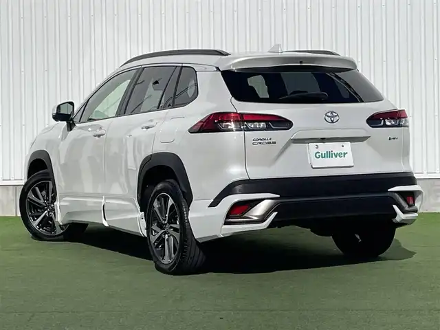 トヨタ カローラ クロス ハイブリッド Z 香川県 2024(令6)年 3万km プラチナホワイトパールマイカ 登録時走行距離；29227km/純正ナビ/全方位カメラ/モデリスタエアロ/ガラスルーフ/衝突被害軽減システム/ブラインドスポットモニター/クルーズコントロール/クリアランスソナー/電動リアゲート/パワーシート/シートヒーター/純正フロアマット/純正AW18インチ/スマートキー