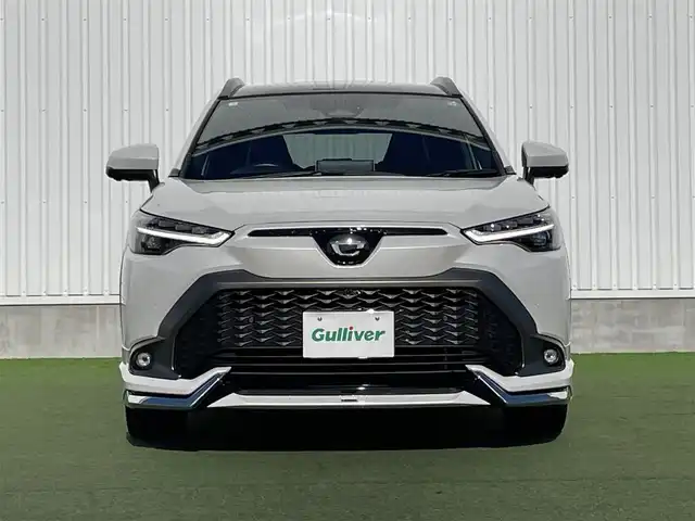 トヨタ カローラ クロス ハイブリッド Z 香川県 2024(令6)年 3万km プラチナホワイトパールマイカ 登録時走行距離；29227km/純正ナビ/全方位カメラ/モデリスタエアロ/ガラスルーフ/衝突被害軽減システム/ブラインドスポットモニター/クルーズコントロール/クリアランスソナー/電動リアゲート/パワーシート/シートヒーター/純正フロアマット/純正AW18インチ/スマートキー