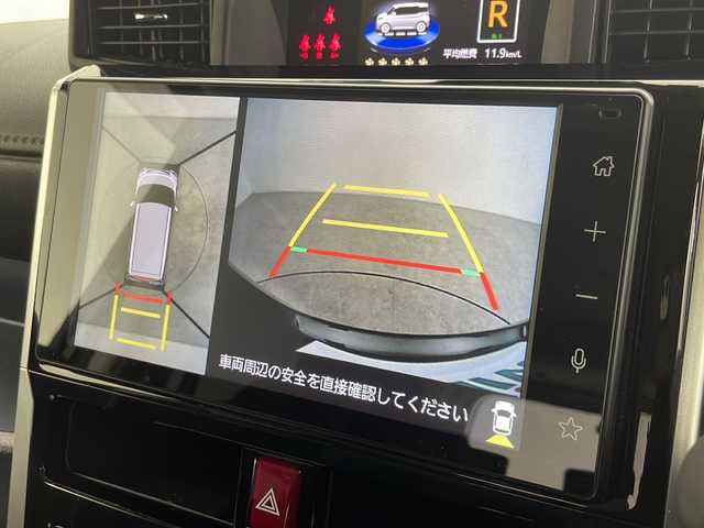 トヨタ ルーミー カスタムG 千葉県 2021(令3)年 1.2万km ブラックマイカメタリック 禁煙車/両側電動ドア/スマートアシスト/・先行車発進システム/・車線逸脱警報システム/・クリアランスソナー/・レーダークルーズコントロール/純正9インチディスプレイオーディオ/・Bluetooth/USB/Apple CarPlay/Android Auto/フルセグTV/・パノラミックビューモニター/・ビルトインETC/革巻きステアリング/・ステアリングスイッチ/電子パーキング/・ブレーキホールド/純正フロアマット/純正ドアバイザー/純正14インチAW/電動格納ウインカーミラー/プッシュスタート/・スマートキー/アイドリングストップ