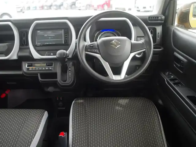 スズキ ハスラー HYBRID G 千葉県 2020(令2)年 6.3万km アクティブイエロー/ホワイト2トーンルーフ ワンオーナー/デュアルカメラブレーキサポート/アイドリングストップ/社外SDナビ/地デジTV/【DVD/CD再生機能　Bluetooth接続】/バックカメラ/ステアリングスイッチ/運転席シートヒーター/ETC/コーナーセンサー/サイド/カーテンエアバッグ/携帯リモコン