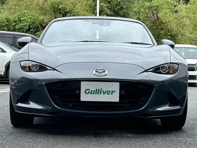マツダ ロードスター S レザーパッケージ 長崎県 2020(令2)年 5.6万km ポリメタルグレーM ワンオーナー/純正ナビ(AM/FM/AUX/CD/BT/TV)/バックカメラ/パーキングアシスト/プッシュスタート/スマートキー×2/ドライブモードセレクト/MTモード付AT/ETC/社外ドライブレコーダー/レザーシート/純正アルミホイール/純正フロアマット/オートライト/オートハイビーム/前後コーナーセンサー/追従型クルーズコントロール/レーンキープアシスト/横滑り防止装置/盗難防止装置/ABS/取扱説明書/記録簿/保証書