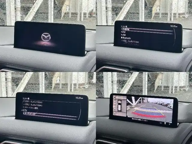 マツダ ＣＸ－８ XD エクスクルーシブモード 静岡県 2022(令4)年 2.7万km スノーフレイクホワイトパールマイカ ４ＷＤ/衝突軽減システム/純正ＳＤナビ/フルセグＴＶ/ＢＴオーディオ/ＥＴＣ2.0/全周囲カメラ/レザーシート/シートヒーター/エアシート/パワーシート/ハンドルヒーター/ダブルエアコン/サンルーフ/ガラスルーフ/ルーフレール/前後コーナーセンサー/電動リアゲート(フットセンサー)/追従機能付クルコン/ＬＡＳ(レーンキープアシストシステム)/スペアキー/カーテンエアバッグ/LEDヘッドライト/オートライト/純正フロアマット/純正１９ＡＷ