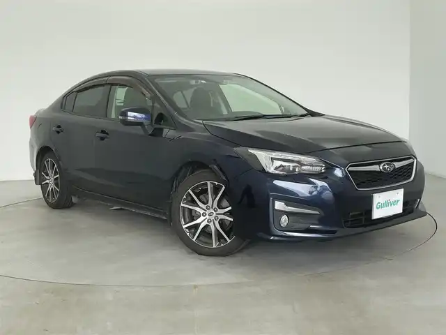 スバル インプレッサ Ｇ４ 2．0i－L アイサイト 富山県 2018(平30)年 5.6万km ダークブルーパール ワンオーナー/4WD/純正ナビ（AM/FM/CD/DVD/USB/BT）/フルセグTV/バックカメラ/衝突被害軽減ブレーキ/アダプティブクルーズコントロール/レーンキープアシスト/オートライト/LEDヘッドライト/コーナーセンサー/純正17インチAW/ETC/スマートキー×２/アイドリングストップ/純正フロアマット/取扱説明書/保証書