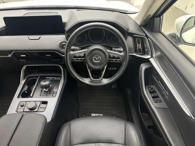 マツダ ＣＸ－６０ 25S Lパッケージ 兵庫県 2023(令5)年 2.6万km ロジウムホワイトプレミアムメタリック 純正ディスプレイオーディオ/純正SDナビ、Bluetooth、HDMI、スマートフォン連携、USB/フルセグ/ワイヤレス充電/ETC/HUD/ACC/LKA/BSM/PCS/ドライバー異常時対応システム/コーナーセンサー/パドルシフト/アイドリングストップ/レザーシート/シートヒーター/ステアリングヒーター/パワーバックドア/LEDヘッドライト/LEDフォグランプ/シースルービュー/オートハイビーム/純正ラバーマット/純正２０AW