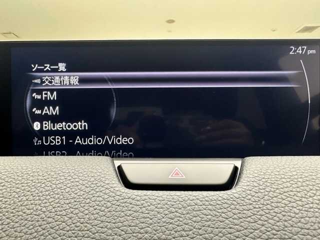 マツダ ＣＸ－６０ 25S Lパッケージ 兵庫県 2023(令5)年 2.6万km ロジウムホワイトプレミアムメタリック 純正ディスプレイオーディオ/純正SDナビ、Bluetooth、HDMI、スマートフォン連携、USB/フルセグ/ワイヤレス充電/ETC/HUD/ACC/LKA/BSM/PCS/ドライバー異常時対応システム/コーナーセンサー/パドルシフト/アイドリングストップ/レザーシート/シートヒーター/ステアリングヒーター/パワーバックドア/LEDヘッドライト/LEDフォグランプ/シースルービュー/オートハイビーム/純正ラバーマット/純正２０AW