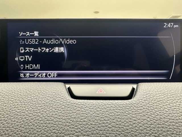マツダ ＣＸ－６０ 25S Lパッケージ 兵庫県 2023(令5)年 2.6万km ロジウムホワイトプレミアムメタリック 純正ディスプレイオーディオ/純正SDナビ、Bluetooth、HDMI、スマートフォン連携、USB/フルセグ/ワイヤレス充電/ETC/HUD/ACC/LKA/BSM/PCS/ドライバー異常時対応システム/コーナーセンサー/パドルシフト/アイドリングストップ/レザーシート/シートヒーター/ステアリングヒーター/パワーバックドア/LEDヘッドライト/LEDフォグランプ/シースルービュー/オートハイビーム/純正ラバーマット/純正２０AW