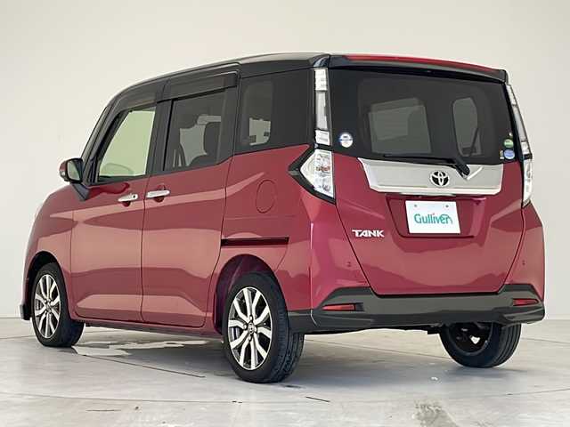 トヨタ タンク カスタムG－T 愛知県 2018(平30)年 3.1万km ブラックマイカ/マゼンダベリーメタリック 衝突被害軽減ブレーキ/純正7インチSD（ナビ無し）/クルーズコントロール/シートヒーター/フルセグTV/CD DVD/Bluetooth/コーナーセンサー/純正アルミホイール/LEDヘッドライト/オートライト/ドライブレコーダー/ETC/ステアリングスイッチ/スマートキー/プッシュスタート