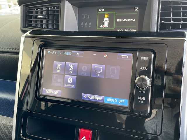 トヨタ タンク カスタムG－T 愛知県 2018(平30)年 3.1万km ブラックマイカ/マゼンダベリーメタリック 衝突被害軽減ブレーキ/純正7インチSD（ナビ無し）/クルーズコントロール/シートヒーター/フルセグTV/CD DVD/Bluetooth/コーナーセンサー/純正アルミホイール/LEDヘッドライト/オートライト/ドライブレコーダー/ETC/ステアリングスイッチ/スマートキー/プッシュスタート