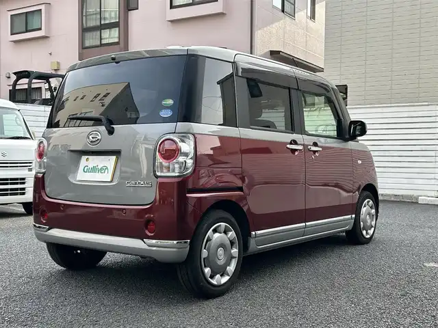 ダイハツ ムーヴ キャンバス X LTD SA Ⅱ 神奈川県 2016(平28)年 2.8万km スムースグレーマイカメタリック/ファイアークォーツレッドメタリック 2トーン レッド/グレーツートン色/純正メモリナビ【NSZN-X67D】/・DTV/CD/DVD/Bluetooth/全方位カメラ/アイドリングストップ/プリクラッシュセーフティシステム/トラクションコントロール/車線逸脱警報機能/両側パワースライドドア/ETC/ドアバイザー/純正フロアマット/盗難防止装置/純正HIDヘッドライト/フォグランプ/プッシュEgスタート/ストップ/スマートキー×2/新車時保証書/ナビ取扱説明書