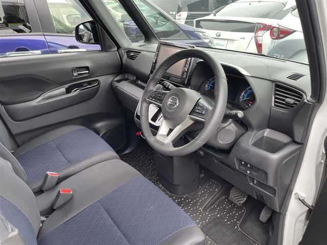 日産 ルークス HWS Gターボ プロパイロットED 滋賀県 2020(令2)年 1.4万km チタニウムグレーM/シルキーホワイト 純正9インチナビ/【Bluetooth/フルセグTV/USB/CD/DVD】/全方位カメラ/プロパイロット/両側パワースライドドア/前後ソナー/衝突軽減ブレーキ/電動パーキングブレーキ/オートブレーキホールド/LEDヘッドライト/オートライト/前方ドライブレコーダー/プッシュスタート/スマートキー/ステアリングリモコン/純正フロアマット/ドアバイザー