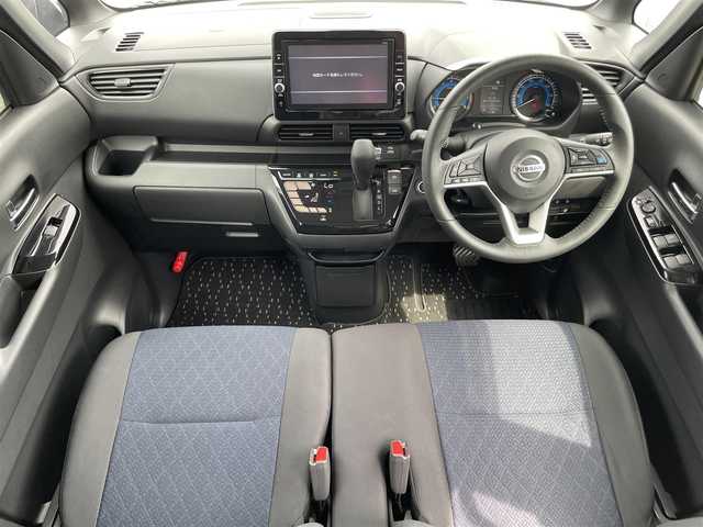 日産 ルークス HWS Gターボ プロパイロットED 滋賀県 2020(令2)年 1.4万km チタニウムグレーM/シルキーホワイト 純正9インチナビ/【Bluetooth/フルセグTV/USB/CD/DVD】/全方位カメラ/プロパイロット/両側パワースライドドア/前後ソナー/衝突軽減ブレーキ/電動パーキングブレーキ/オートブレーキホールド/LEDヘッドライト/オートライト/前方ドライブレコーダー/プッシュスタート/スマートキー/ステアリングリモコン/純正フロアマット/ドアバイザー