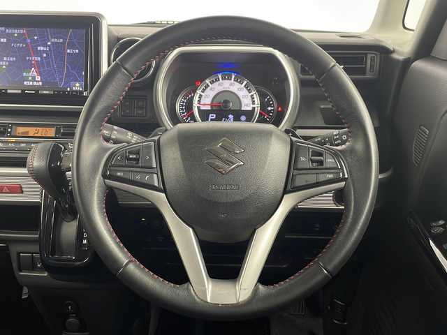 スズキ スペーシア カスタム HYBRID XS ターボ 埼玉県 2020(令2)年 4.9万km ピュアホワイトパール/ブラック2トーン 純正メモリナビ/　AM/FM/CD/DVD/BT/フルセグTV　/全方位カメラ　/シートヒーター　/ＥＴＣ　/衝突軽減システム　/クルーズコントロール　/両側パワースライドドア　/コーナーセンサー　/レーンキープアシスト　/パドルシフト　/純正１５インチアルミホイール/オートライト/純正フロアマット/ドアバイザー