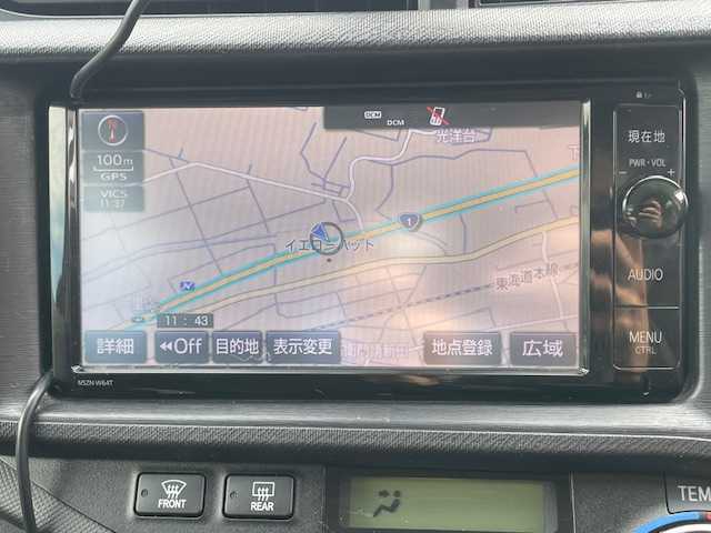 トヨタ アクア G 静岡県 2013(平25)年 10.4万km スーパーレッドⅤ ECOモード/EVモード/シートヒーター/ETC/Bluetooth/フルセグTV/社外アルミホイール/純正ナビ/純正フロアマット/ハイブリッド/プッシュスタート