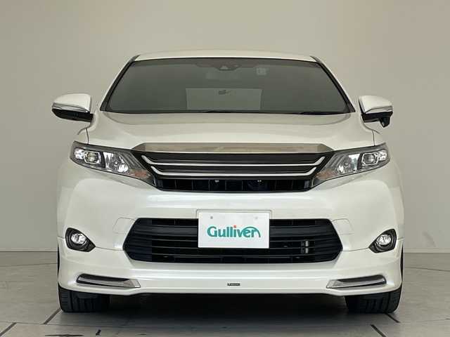 トヨタ ハリアー プレミアム 愛知県 2015(平27)年 5.8万km ホワイトパールクリスタルシャイン 純正9型ナビ/クルーズコントロール/バックカメラ/電動リアゲート/パワーシート/アルミホイール/LEDヘッドライト/オートマチックハイビーム/ドライブレコーダー/ETC/衝突軽減システム/フルセグ/CD DVD/Bluetooth/ステアリングスイッチ/スマートキー/プッシュスタート