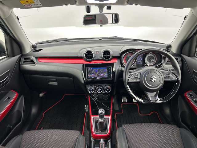 スズキ スイフト スポーツ 愛知県 2019(令1)年 4.5万km スーパーブラックパール 社外ナビ/・Bluetooth/・CD/DVD/・USB/HDMI/・フルセグテレビ/モンスタースポーツマフラー/モンスタースポーツサスペンション/モンスタースポーツフロアマット/クルーズコントロール　/シートヒーター/ビルトインＥＴＣ/前後ドライブレコーダー/エンジンプッシュスタートボタン/LEDヘッドライト