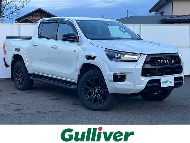 トヨタ ハイラックス Z GRスポーツ 岩手県 2024(令6)年 1.1万km プラチナホワイトパールマイカ ワンオーナー　寒冷地仕様　８型ナビ　全周囲Ｃ　ＧＲスポーツシート　パワーシート　ＥＴＣ２．０　パドルシフト　レーダークルーズ　ＧＲスポーツステアリング　コーナーセンサー　ＧＲ１８ＡＷ　トノカバー