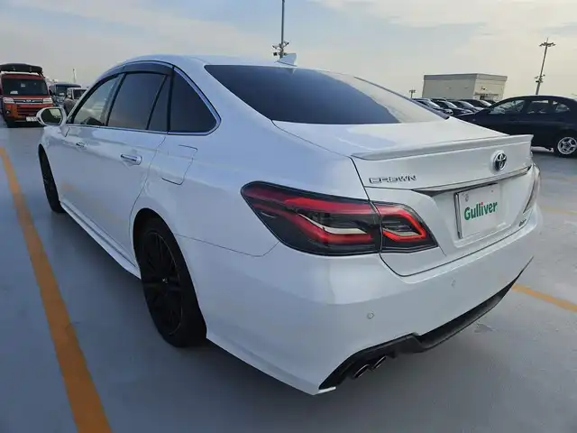 トヨタ クラウン ハイブリッド RS リミテッドⅡ 福岡県 2022(令4)年 8.3万km プレシャスホワイトパール セーフティパッケージプラス/純正12.3型ナビ/フルセグTV/パノラミックビューモニター/ビルトインETC2.0/ドライブレコーダー/レーダークルーズコントロール/セーフティセンス/・衝突被害軽減ブレーキ/・車線逸脱防止支援システム/・アダプティブハイビーム/・ドライバー異常時対応システム/カラーヘッドアップディスプレイ/ブラインドスポットモニター/リアクロストラフィックオートブレーキ/3眼LEDヘッドランプ/革巻きステアリング/ブラック革シート/前席パワーシート/前席シートヒーター/ベンチレーション/純正18インチアルミホイール/スマートキー/プッシュエンジンスタート