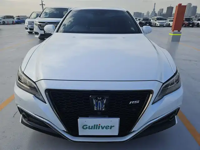 トヨタ クラウン ハイブリッド RS リミテッドⅡ 福岡県 2022(令4)年 8.3万km プレシャスホワイトパール セーフティパッケージプラス/純正12.3型ナビ/フルセグTV/パノラミックビューモニター/ビルトインETC2.0/ドライブレコーダー/レーダークルーズコントロール/セーフティセンス/・衝突被害軽減ブレーキ/・車線逸脱防止支援システム/・アダプティブハイビーム/・ドライバー異常時対応システム/カラーヘッドアップディスプレイ/ブラインドスポットモニター/リアクロストラフィックオートブレーキ/3眼LEDヘッドランプ/革巻きステアリング/ブラック革シート/前席パワーシート/前席シートヒーター/ベンチレーション/純正18インチアルミホイール/スマートキー/プッシュエンジンスタート