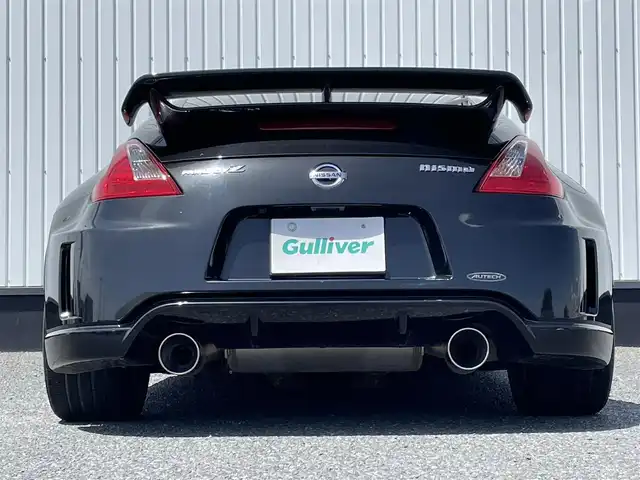 日産 フェアレディ Ｚ バージョンNISMO 千葉県 2012(平24)年 10.1万km ダイヤモンドブラック 純正ナビ/(フルセグTV/BT/CD/DVD/FM/AM)/バックカメラ/NISMOマフラー/ビルシュタイン車高調/ハーフレザーシート/横滑り防止装置/ETC/オートライト/純正19インチAW/プッシュスタート/スマートキー/フロアマット/ドアバイザー/スペアキー/取扱説明書/保証書