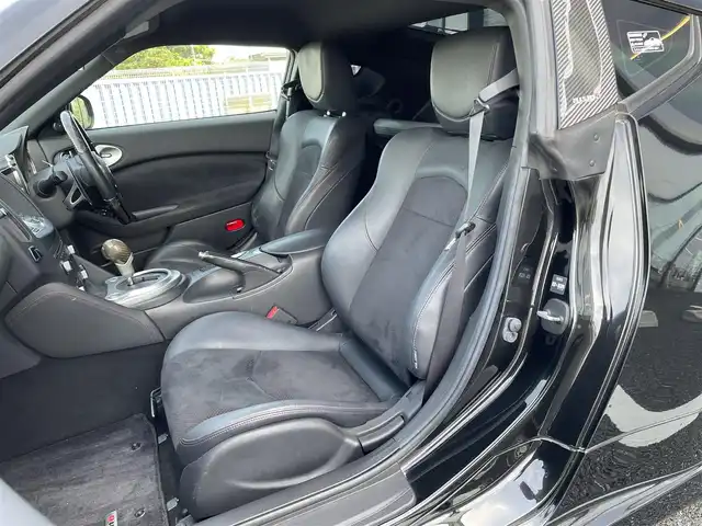 日産 フェアレディ Ｚ バージョンNISMO 千葉県 2012(平24)年 10.1万km ダイヤモンドブラック 純正ナビ/(フルセグTV/BT/CD/DVD/FM/AM)/バックカメラ/NISMOマフラー/ビルシュタイン車高調/ハーフレザーシート/横滑り防止装置/ETC/オートライト/純正19インチAW/プッシュスタート/スマートキー/フロアマット/ドアバイザー/スペアキー/取扱説明書/保証書