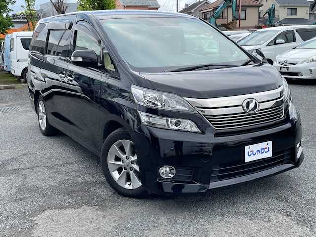 トヨタ ヴェルファイア 2．4V 神奈川県 2014(平26)年 8.2万km ブラック (株)IDOMが運営する【じしゃロン秦野店】の自社ローン専用車両になります。こちらは現金またはオートローンご利用時の価格です。自社ローンご希望の方は別途その旨お申付け下さい/メモリナビ/フルセグテレビ/バックカメラ/ウィンカーミラー/キャプテンシート/クルーズコントロール/両側パワースライドドア/ETC