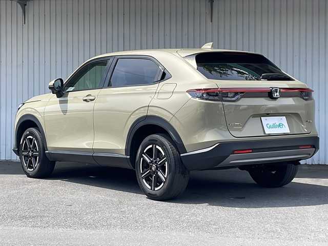 ホンダ ヴェゼル ハイブリッド e:HEV X 長野県 2022(令4)年 2.7万km サンドカーキパール ホンダセンシング /純正インターナビフルセグTV/バックカメラ/ETC/前後コーナーセンサー/レーダークルーズコントロール/スマートキー/LEDヘッドライト/純正16インチアルミ/保証書/スペアキー