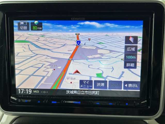 スズキ スペーシア HYBRID X 茨城県 2018(平30)年 3.2万km ブリスクブルーM スズキセーフティ サポート/（デュアルセンサーブレーキサポート/後退時ブレーキサポート）/社外ナビ/（BT/CD/FM/iPod)/ETC/運転席シートヒーター/前後ドラレコ/バックカメラ/両側パワースライドドア/レーンキープアシスト/横滑り防止装置/コーナーセンサー後ろ/エアバッグW/アイドリングストップ/フルセグTV/オートマチックハイビーム