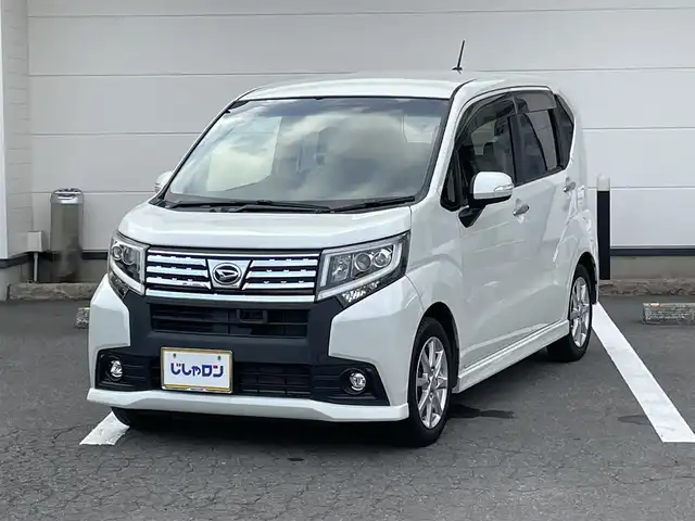 ダイハツ ムーヴ カスタム X SA 青森県 2015(平27)年 10.2万km パールホワイトⅢ (株)IDOMが運営する【じしゃロン青森店】の自社ローン専用車両になりますこちらは現金、またはオートローンご利用時の価格です。自社ローンご希望の方は別途その旨お申付け下さい。/４WD/社外ナビ/（CD/DVD/Bluetooth）/バックカメラ/ETC/横滑り防止システム/スマートアシスト（衝突軽減）/オートLEDヘッドライト/アイドリングストップ/スマートキー/保証書/取扱説明書/スペアキー